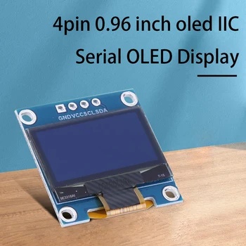 0,96 инчов дисплейный модул 4pin IIC 3,3-5V SSD1315 Drive LCD модул Бяло/Синьо/Жълто-синьо Дисплей за Arduino/Raspberry Pi/би би си