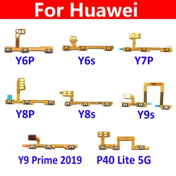 10 бр. За Huawei Y9S Y6P Y8S Y8P Y7P Y6S P40 Lite 5G/P40 Lite E Включване/Изключване на Звука Страничен бутон, Клавиш за Смяна на Flex кабел