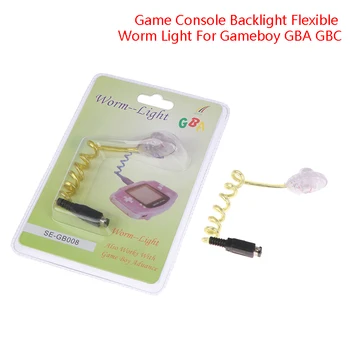 1бр Мини Открит Гъвкав червей съоръжения джобна лампа с подсветка на екрана Здрав за Gameboy Advance GBC, GBA с най-добрите хазартни опит