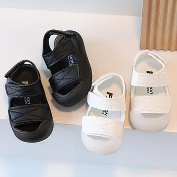 2023 дишащи Спортни сандали За момчета и момичета, летни сандали за децата подметка със защита от сблъсък, детска нескользящая плажни обувки