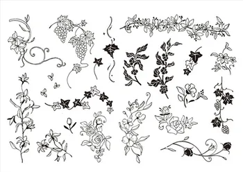 2023 Нов Прозрачен печат с цветя, лози за scrapbooking от прозрачен силиконов каучук, декор за фотоалбума 