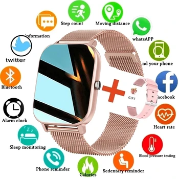 2023 Нови Дамски Смарт часовници с Bluetooth-разговори За Мъже, HD Потребителски циферблат, сензорен екран, Bluetooth, Музика, Фитнес, Спортни Smart-часовници, Дамски