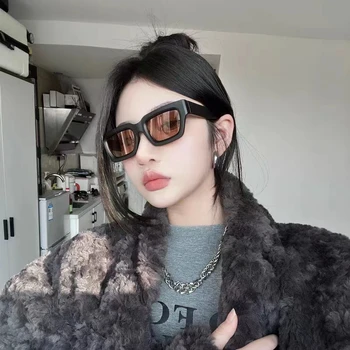 2023, Нови слънчеви очила Kufang, Модни кутия в ретро стил с козирка