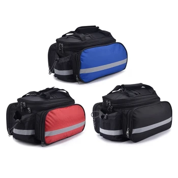 27Л Чанта за багажник на Велосипеда, Кошница За съхранение на Седельная чанта Многофункционални чанти за багаж на задния велосипед със светлоотразителни ивици