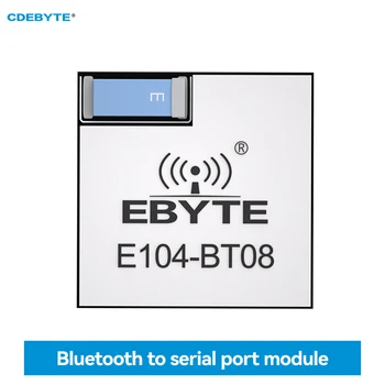 4 бр. Модул Bluetooth със сериен порт CDEBYTE E104-BT08 BLE5.1 Ниска консумация на енергия, поддръжка на фара и модул iBeacon UART SMD