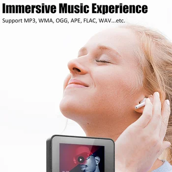 Bluetooth MP3 плейър, Преносим Музикален плейър Sport Walkman MP4 с Подкрепата на екрана/Динамика Видео/Фото/Радио/Електронна книга/TF-8G