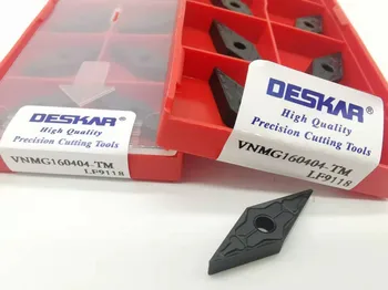 DESKAR VNMG160404/08/12- Токарное нож с твердосплавными плочи TM LF9018/LF9118/LF9218 10 бр.