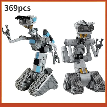 Johnnyed 5 Модел MOC Филм с Къси Замыканиями Военен Емоционален Робот Набор от Градивни елементи за Astroed RobotsBrick Играчка на децата Подаръци