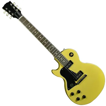 Paul Special ТВ Жълта лявата ръка S N 202530300, Електрическа китара за лява ръка, като в снимки