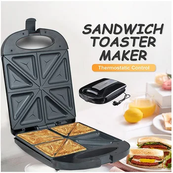 SOKANY126 Битова Машина за приготвяне на сандвичи и от четири части, Многофункционална Машина за печене на Хляб За закуска