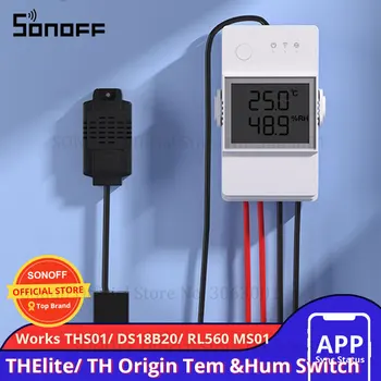 Sonoff TH16 Smart Wifi Switch Мониторинг на температура и влажност Wifi Smart Switch Home Automation Kit Работи с Алекса Google Home