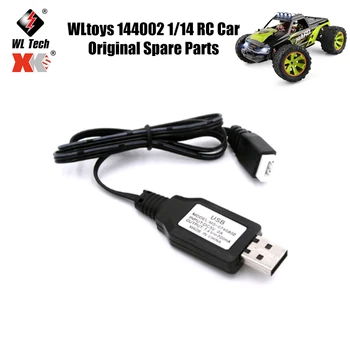 WLtoys 144002 1/14 RC Кола Оригинални резервни части 7,4 ПО-USB Кабел за зареждане на Резервни части
