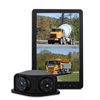 автомобилен видеорекордер 1080p с 10.1-инчов огледало за обратно виждане Full HD dash camera system за автобус, камион