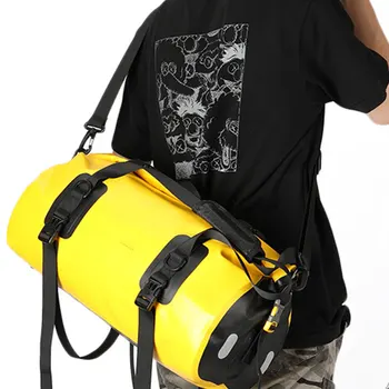 Водоустойчив мотор чанта 20л за планински шоссейного под наем, фитнес пътна чанта-голям капацитет, переноска за трекинг жълт цвят