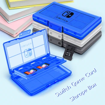 Държач за съхранение слот за карти 12В1, Калъф За Карта Памет Micro SD, Пластмасова Кутия С Магнитни Касети За Nintendo Switch NS OLED Lite