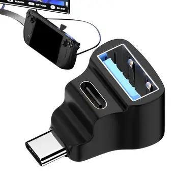 За Asus Rog Али Type C-USB адаптер, За игралната конзола Steam Deck Конвертор, който е съвместим с 8K HDMI, USB Хъб C За аксесоари PS5