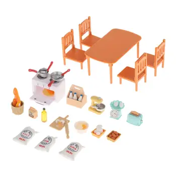 Игри набор за приготвяне на храна, реалистична посуда, Играчки за готвене, Кухненски играчки, колекция от аксесоари за хранене