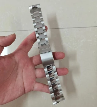 Каишка за часовник от неръждаема стомана AAA 22 мм 316L, благородна закопчалката-гривна за Breitling, гривна Avenger