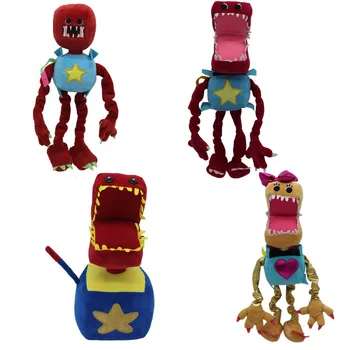 Квадратни Плюшени Играчки Boo Project Дора Horror Game Мека Кукла Kawai Червен Робот Мека Играчка За Деца Подаръци За Момчета