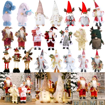 Коледна Безлични Кукла Забавни Коледни декорации За дома Коледен Орнамент Коледа Навидад нова година Коледен Декор на Работния плот