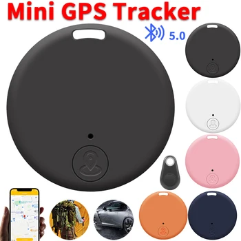 Мини GPS Тракер, Bluetooth 5,0 Смарт етикет тракер, кучешки символичен, защита от загуба на ключ, ключодържател за търсене на ключове, GPS за търсене в чантата си за дете, на GPS Локатор