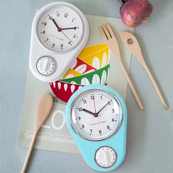 Минималистичные креативни кухненски часовник, в домакинството на часовници, персонални алармен часовник, кварцов часовник, мини-стенен часовник