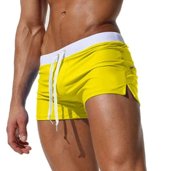 Модерен мъжки дишащи Топене, Панталони, Шорти за къпане, по-фини дрехи, подходящи по цвят Плажни удобни шорти