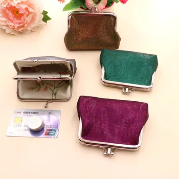 Нови двуслойни дамски портмонета, Кратко чанта от изкуствена кожа, мини-портфейл, ретро чанта за съхранение на дамско червило, Директна доставка
