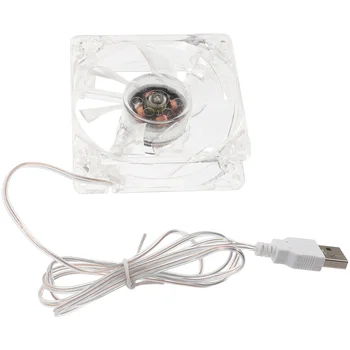 Охлаждащ Вентилатор USB Fan Мини Лесно Преносима Клетка За домашни Любимци Годишният джудже хамстер 8 см USB Plug Малък Пластмасов