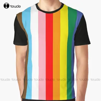 По-силни заедно, флаг гордост, Гей-гордост, Флаг на ЛГБТ, тениска с изображение на транссексуални, Забавна градинска облекло по образец, Тениска с изображение на анимационни Коледен подарък