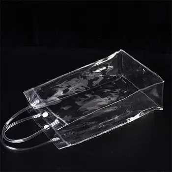 Прозрачната Чанта-Тоут Прозрачни Пазарски Чанти Наплечная PVC Чанта Водоустойчива Чанта За Съхранение на Подарък Козметични Найлонови Торбички