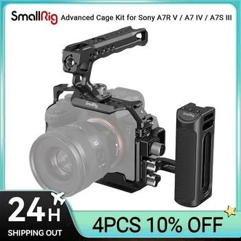Пълна рефлексен фотоапарат SmallRig за Sony A7 IV a7m4 с прикрепен за камерата Sony Alpha 7 IV/A7S III/A1/A7R IV, с множество възможности за закрепване