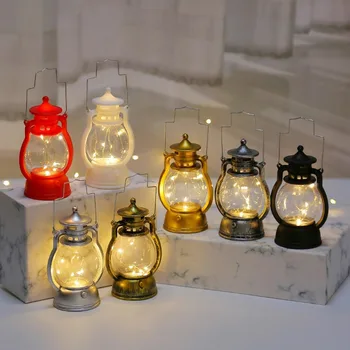 Ръчна лампа в Ретро стил за Хелоуин, Електронна свещ, Led лампа, Творчески декоративна лампа Преносимото батерия, за многократна употреба