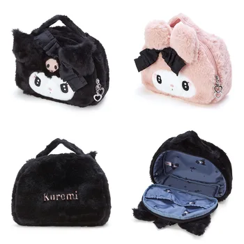 Серия Sanrio Оригиналната Kuromi Melody, плюшен косметичка, чанта за съхранение, аниме, Кавайный карикатура, Студентски чанта за съхранение, подарък за момичета