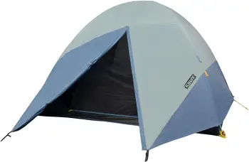 Туристическа палатка, Подслон за нощуване на 4 или 6 души, подходящ за буря, Прът от фибростъкло, Предварително закрепени въжета, В комплект чанта за нещата (6 Персо