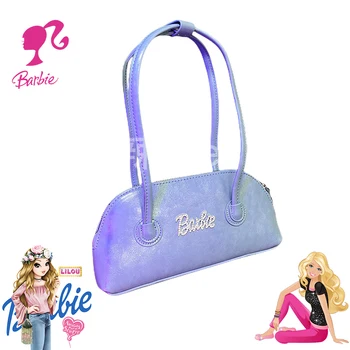 Чанта Принцеса с надпис кукли Барби, Модни дамски чанти-месинджър от изкуствена кожа за момичета Ins Y2K, чанти за рамо за пазаруване, портфейли, подаръци