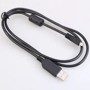 Черно 4,9 фута 59 См 1,5 М, 8-Пинов USB-кабел за трансфер на данни на камерата UC-E6 За Olympus Pentaxist Глоба За Sony Nikon Coolpix на Едро