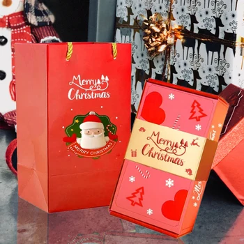 20 БРОЯ Коледни подаръци кутии Дядо Коледа, Кутия за бонбони и Хапчета, за Опаковане на Весела Коледа, Коледна Коледна опаковки, подаръчни комплекти, аксесоари