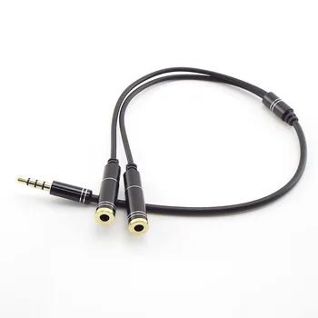 3,5 мм Стерео аудио кабел с Щепсел с преобразователями 