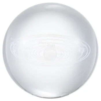 3D Кристална топка на Слънчевата система, образователен балон с прозрачна Планета, космически модел, Стъклена купа с надпис, поле за дома, хол, офис