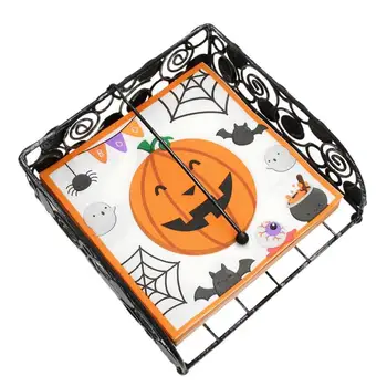 Амбалажна хартия с Тиква за Хелоуин, Салфетка, на Хартиен лист за подарък настолен декор на тема Хелоуин, Ден на раждане, Детски душ