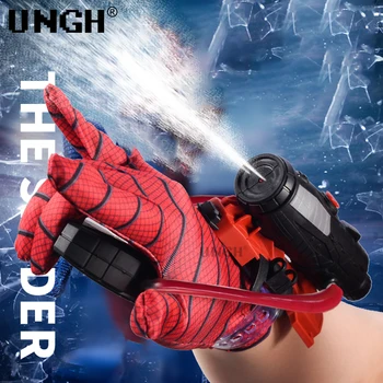Воден Пистолет UNGH Spider Launcher, Лятна Плажна играчка за стрелба на китката, Пластмасова играчка с ръкавици за деца, игра на водна битка