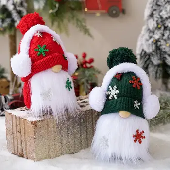 Празнични Плюшени играчки, Празнични Коледни кукли-джуджета, Очарователни декорации за дома, бижута за забавление на празниците