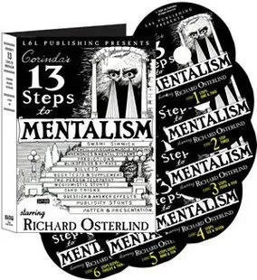 Ричард Остерлинд-13 стъпки до ментализму 6 компл., фокуси
